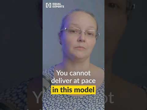 You cannot deliver at pace in this model with separation of duties - You Build It You Run It #shorts